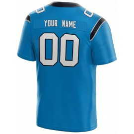 Customized Football Jersey - Personalized Team Name & Number, V-Neck Sportswear, Lightweight Summer Football Shirt with Bold Print, Casual or Team Uniform for Sports & Casual Wear