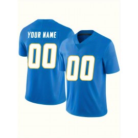 Women's plus-size custom football shirts personalized names and numbers, soft and breathable fabric for sports