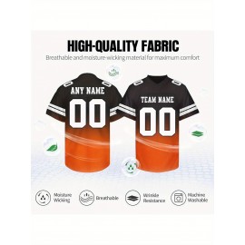 Female football fans who customize large-sized Women's football jerseys, personalized football jerseys with team names and numbers, and customized football uniforms as gifts