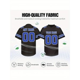 Female football fans who customize large-sized Women's football jerseys, personalized football jerseys with team names and numbers, and customized football uniforms as gifts