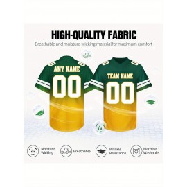 Female football fans who customize large-sized Women's football jerseys, personalized football jerseys with team names and numbers, and customized football uniforms as gifts