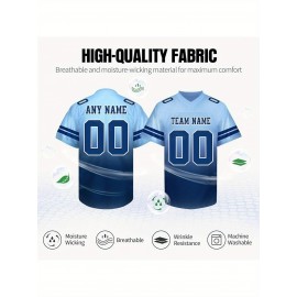 Female football fans who customize large-sized Women's football jerseys, personalized football jerseys with team names and numbers, and customized football uniforms as gifts