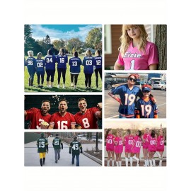 Female football fans who customize large-sized Women's football jerseys, personalized football jerseys with team names and numbers, and customized football uniforms as gifts