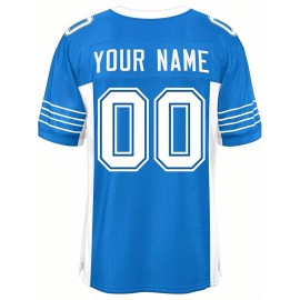 Custom Mesh Football Jersey - Personalized Practice Jerseys for Women, Stitched and Printed Name& Number, Lightweight& Breathable for Training and Games