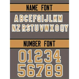 Customizable Women'S Plus Size Football Jersey T-Shirt - Personalized Team Name & Number, Black with Golden Accents, V-Neck, Short Sleeve, Summer Sports Tee, Football Jersey, PLUS SIZE