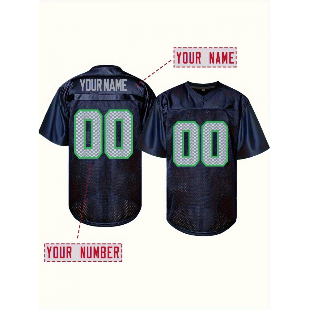 Women'S Plus Size Football Jersey - Custom Name & Number, Team Colors, Breathable Mesh Fabric, V-Neck Collar, Summer Sports Jersey for Team Spirit, Fan Events & Casual Wear, Football Jersey, Vneck Design, Comfortable Fit Women'S Plus Size Football Jersey - Custom Name & Number, Team Colors, Breathable Mesh Fabric, V-Neck Collar, Summer Sports Jersey for Team Spirit, Fan Events & Casual Wear, Football Jersey, Vneck Design, Comfortable Fit