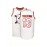 Men's #13 Embroidered Basketball Jersey Tank Top - Breathable Polyester, Round Neck, White with Blue & Red Accents, Sizes S-3XL, Perfect for Sports, Casual Wear, and Summer Activities