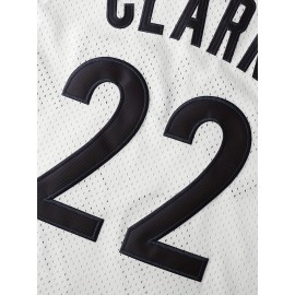 Men's #22 Embroidered Basketball Jersey - Breathable Mesh Sleeveless Sports Shirt for All Seasons, Perfect for Parties, Outdoor Activities & Team Sports, Festive Sports Attire | Classic Jersey Design | Versatile Clothing