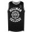 Black Basketball Jersey, Polyester, Round Neck, Available in Sizes S to 3XL.