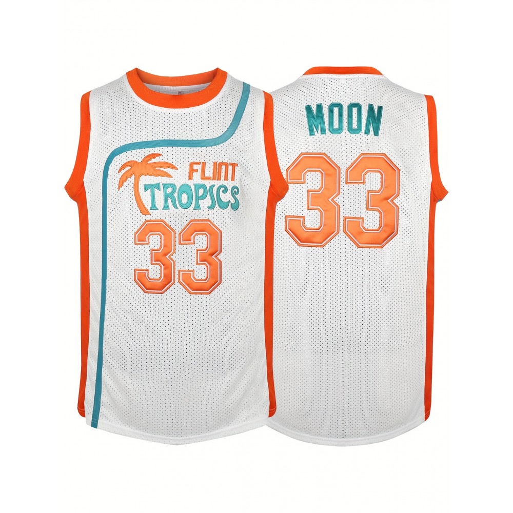 Stitched #33 Men's Basketball Jersey, Breathable Sleeveless Embroidered Uniform Shirt, Polyester, Green & White, Loose Fit, Perfect for Sports, Outdoor Activities, and Casual Wear Stitched #33 Men's Basketball Jersey, Breathable Sleeveless Embroidered Uniform Shirt, Polyester, Green & White, Loose Fit, Perfect for Sports, Outdoor Activities, and Casual Wear