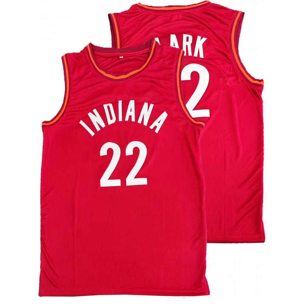 Stitched #22 Red Basketball Jersey, Breathable, Sleeveless, Embroidered Uniform Shirt For Men, Perfect For Sports & Outdoor Activities Stitched #22 Red Basketball Jersey, Breathable, Sleeveless, Embroidered Uniform Shirt For Men, Perfect For Sports & Outdoor Activities