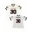 Men's#30 White American Football Jeresys Stitched Name And Number