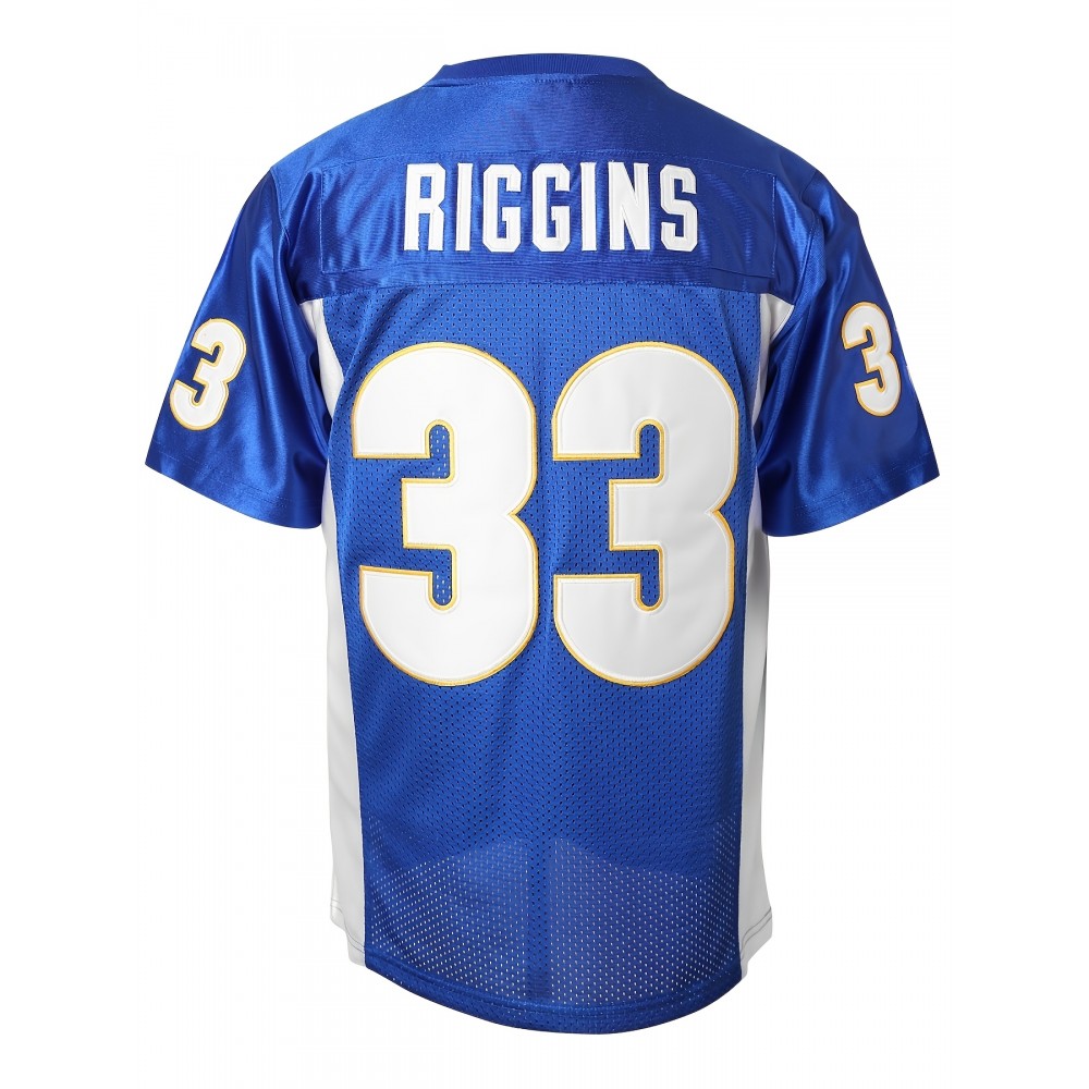 Men's #33 Blue American Football Jersey with Stitched Name & Number - Breathable Polyester, V-Neck, Machine Washable - Ideal for Team Sports, Parties & Casual Wear, Jerseys Men's #33 Blue American Football Jersey with Stitched Name & Number - Breathable Polyester, V-Neck, Machine Washable - Ideal for Team Sports, Parties & Casual Wear, Jerseys