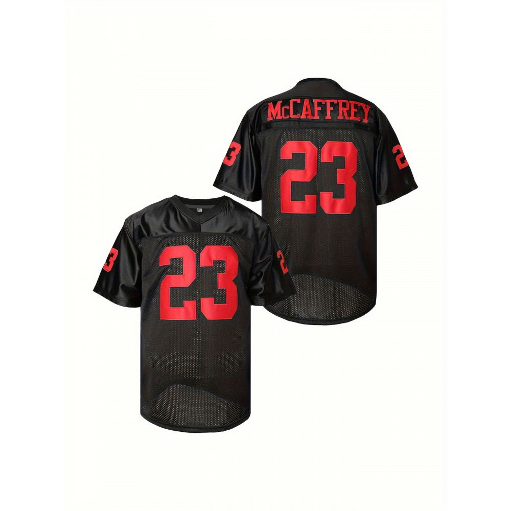 Men's#23 Black Football Jerseys Stitched Name And Number S-3XL Men's#23 Black Football Jerseys Stitched Name And Number S-3XL