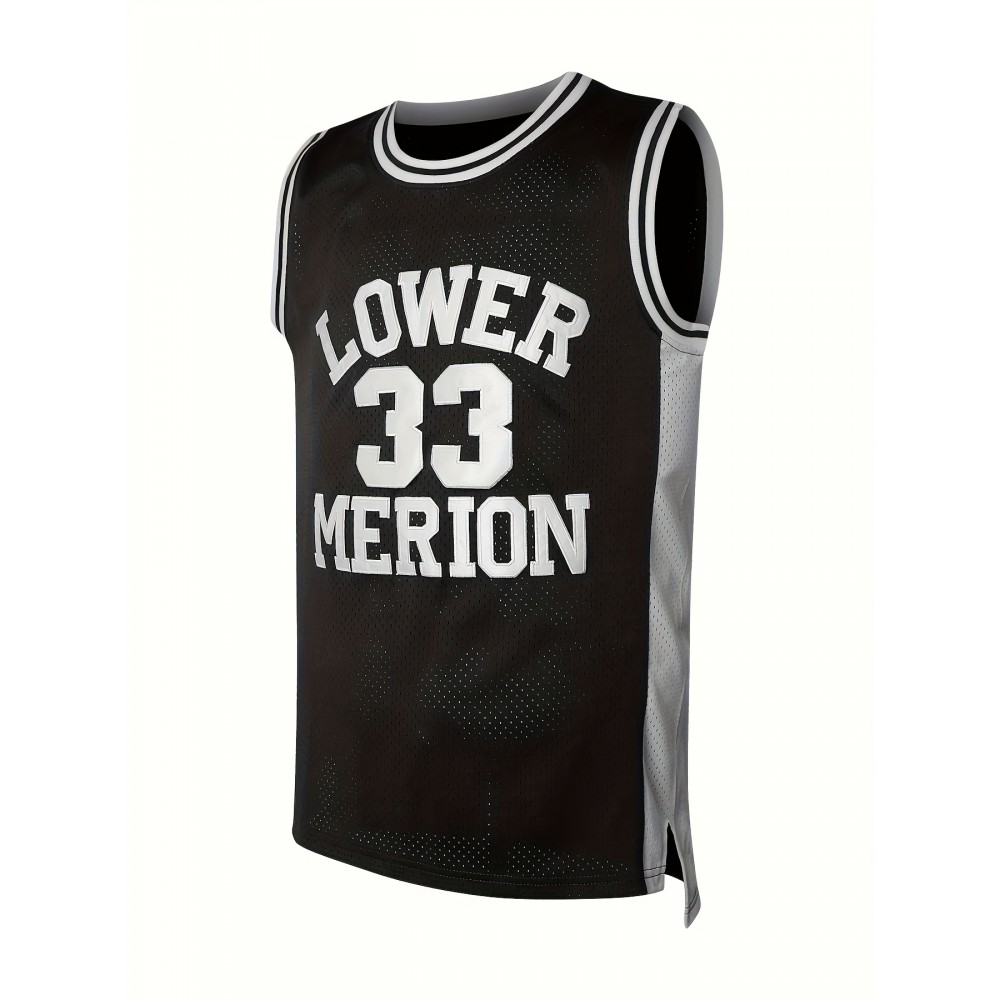 Men'S #33 Black Basketball Jeresys Stitched Name And Number S-3X Men'S #33 Black Basketball Jeresys Stitched Name And Number S-3X