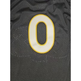 Men's #0 Black Basketball Jeresys Stitched Name And Number S-3XL