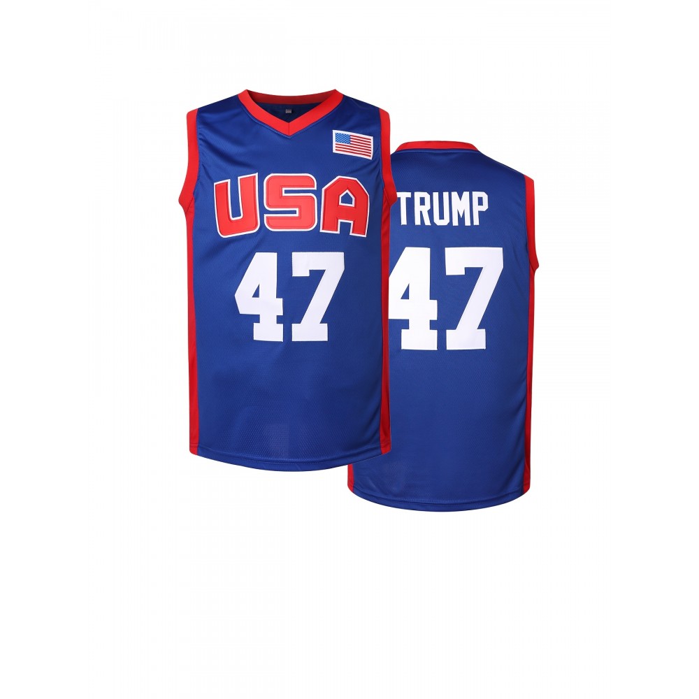 Men'S #47 White Basketball Jerseys Stitched Name And Number S-3XL Men'S #47 White Basketball Jerseys Stitched Name And Number S-3XL