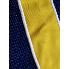 Men's #16 Blue Hockey Jersey - V-Neck, Embroidered Letter & Number Design, Polyester, Machine Washable, Perfect for Sports & Casual Wear, All-Season Comfort Fit, Loose-Fit Pullover Sweatshirt