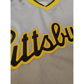 Men's#21 Grey Baseball Jeresys Stitched Name And Number