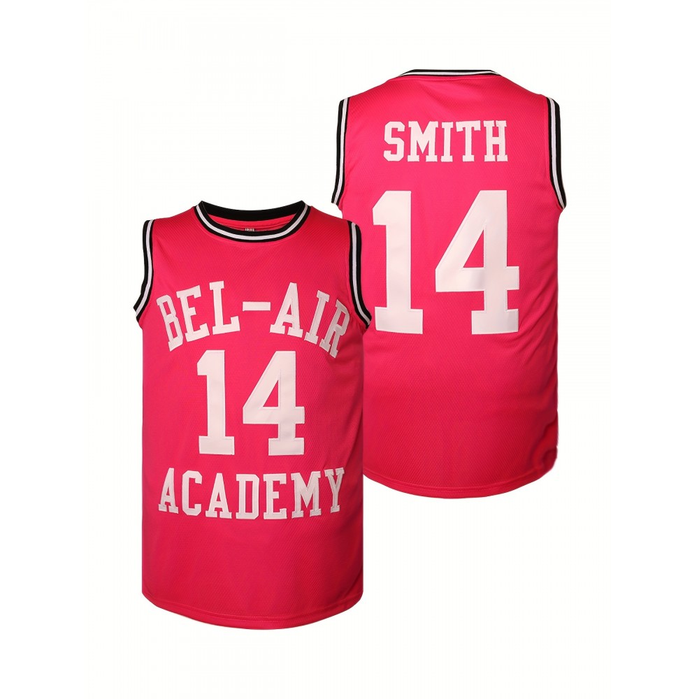 1pc Men'S Red Basketball Jersey - Polyester Sports Top with Embroidered Lettering & Number, V-Neck, Slight Stretch, Loose Fit for Team Sports, Parties, Halloween - Four Seasons Sweatshirt & Hoodie 1pc Men'S Red Basketball Jersey - Polyester Sports Top with Embroidered Lettering & Number, V-Neck, Slight Stretch, Loose Fit for Team Sports, Parties, Halloween - Four Seasons Sweatshirt & Hoodie