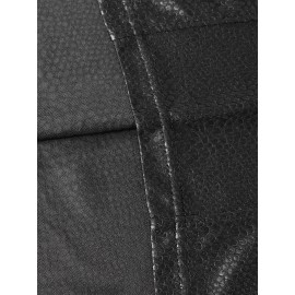 Stitched #24 Black Snakeskin Basketball Jersey, Breathable, Sleeveless, Embroidered Uniform Shirt For Men, Perfect For Sports & Outdoor Activities