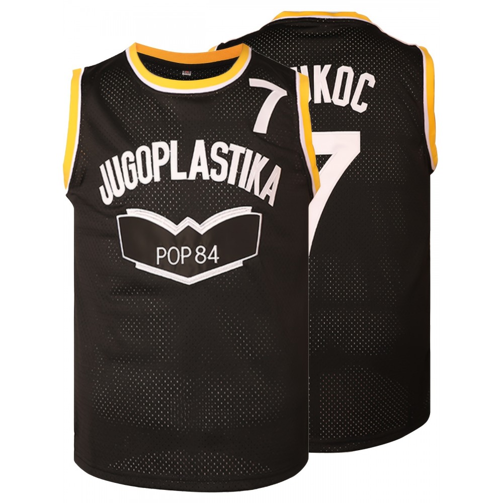 Stitched #7 Black Basketball Jersey, Breathable, Sleeveless, Embroidered Uniform Shirt For Men, Perfect For Sports & Outdoor Activities Stitched #7 Black Basketball Jersey, Breathable, Sleeveless, Embroidered Uniform Shirt For Men, Perfect For Sports & Outdoor Activities