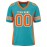 Custom Mesh Football Jersey - Personalized Practice Jerseys for Women, Stitched and Printed Name& Number, Lightweight& Breathable for Training and Games